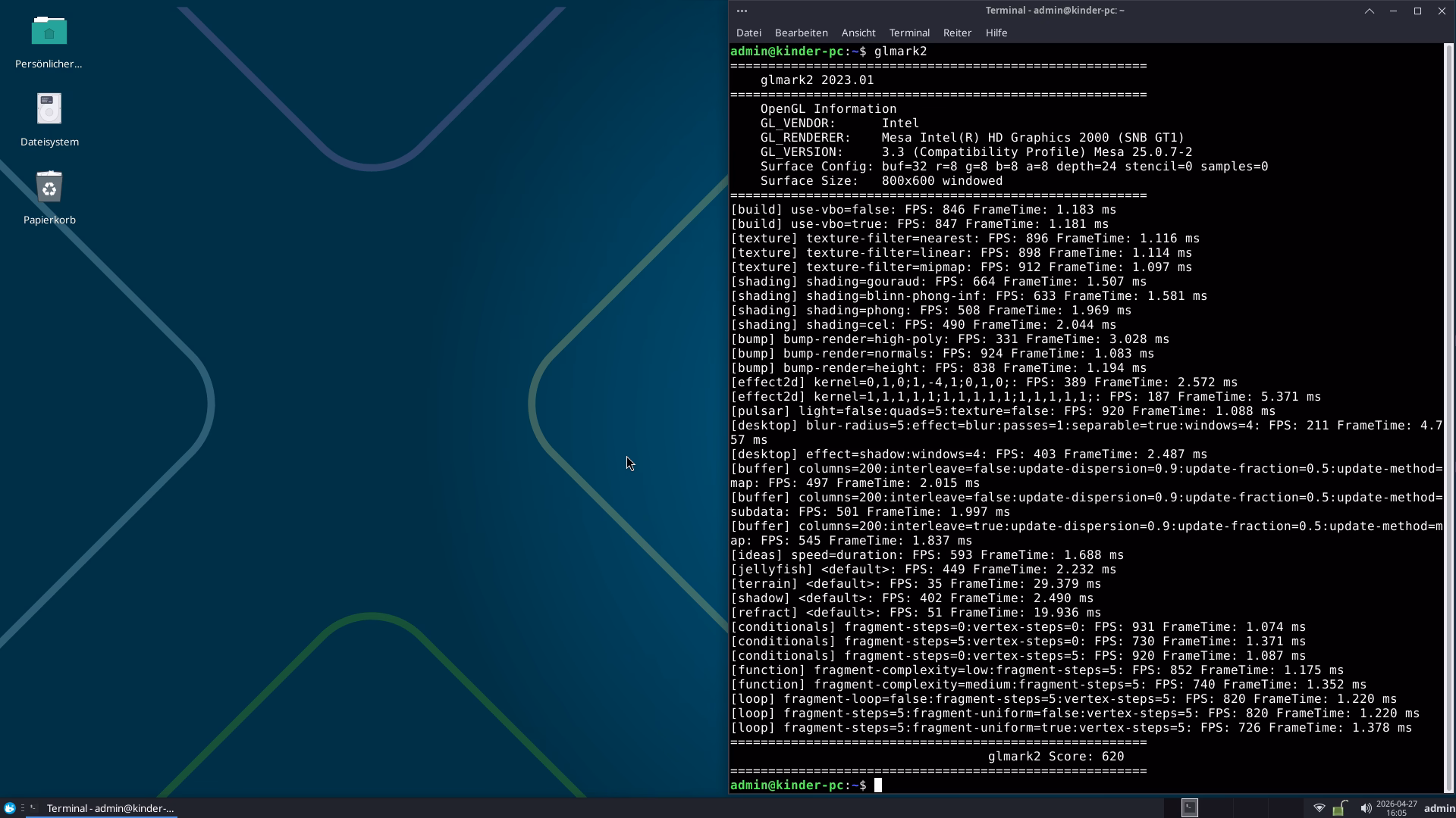OpenGL Benchmark glmark2